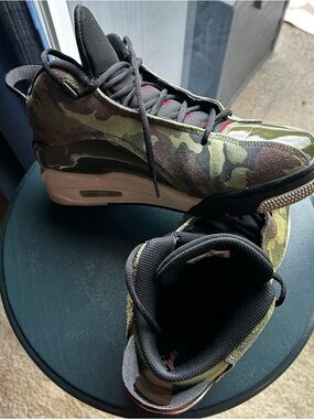 Air Jordan Dub Zero Camo Sneakers Men's Size 10.5